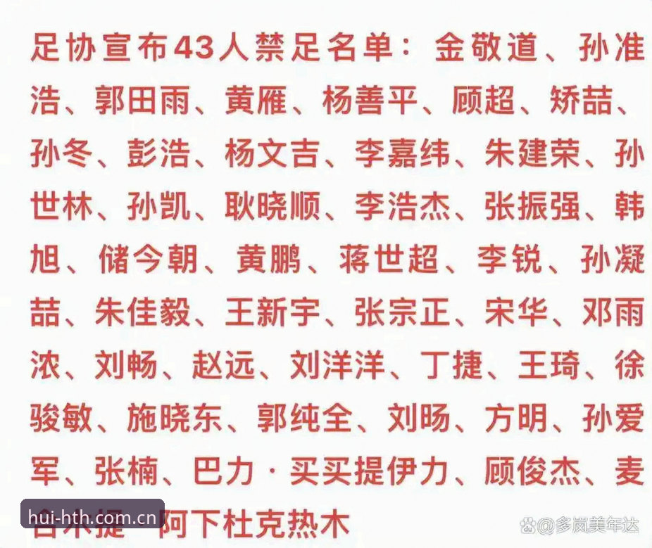 资深用户深度解读：足协第三批禁足名单背后，这些操作手法值得警惕
